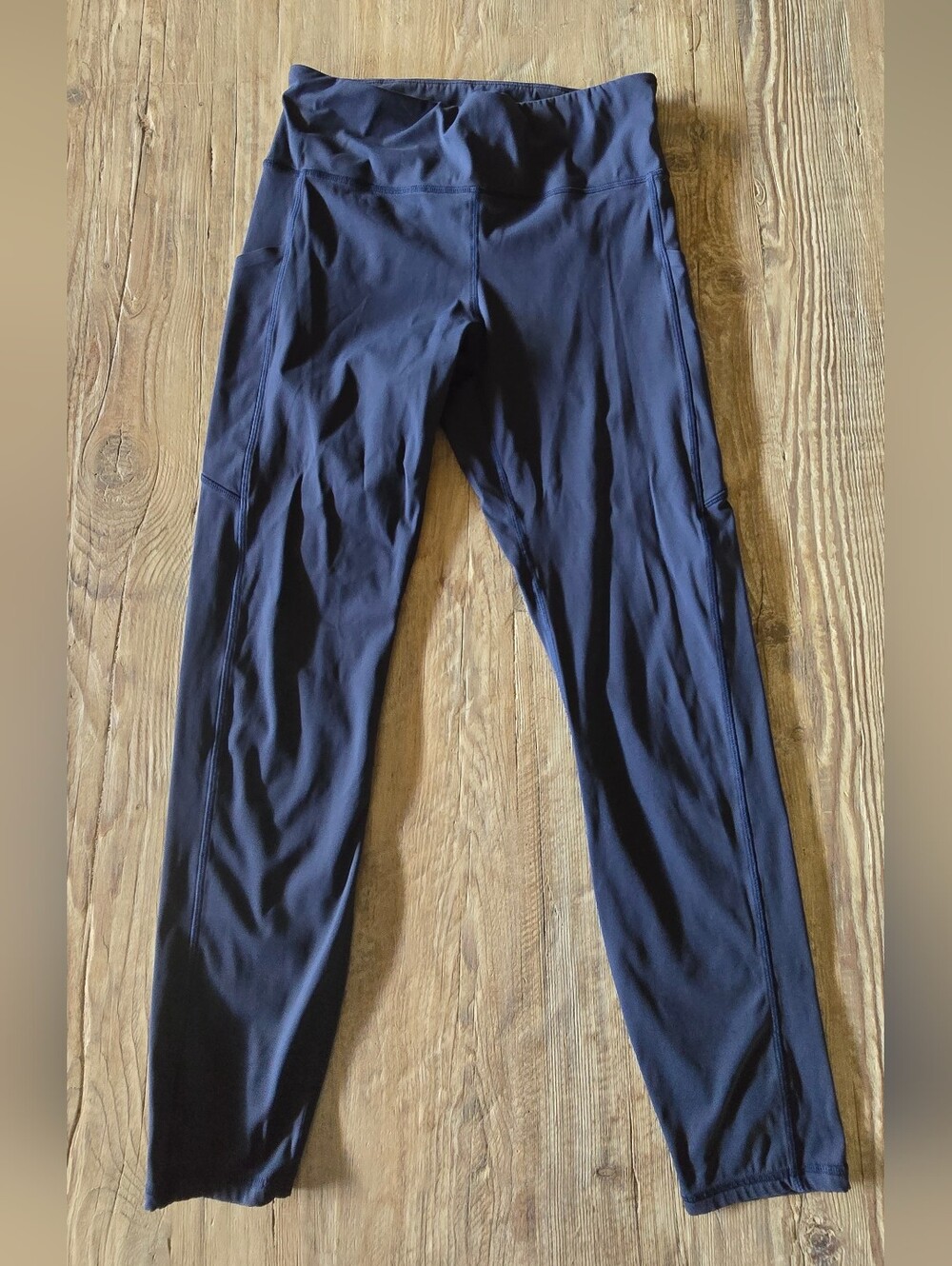 Vuori Stride Navy Leggings With Pockets